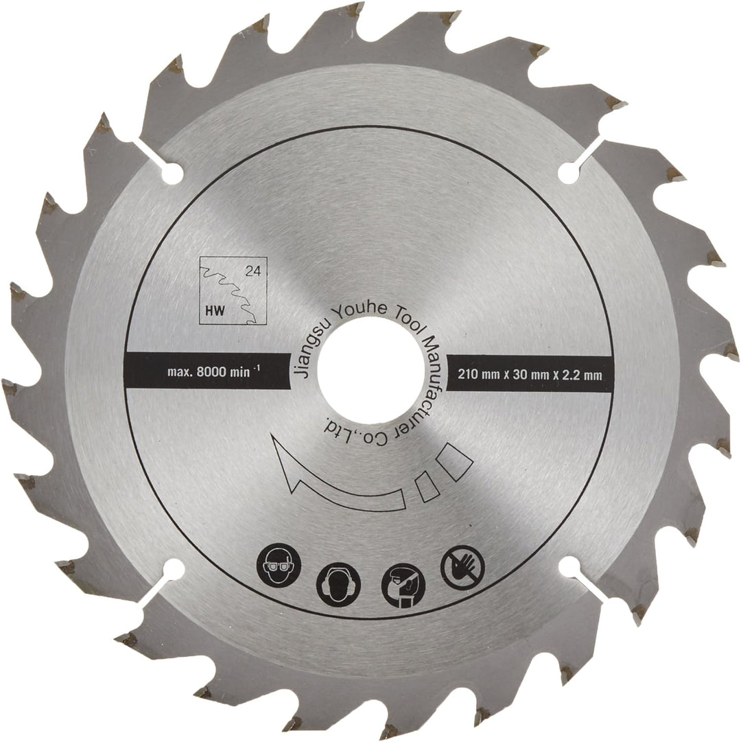 Scheppach Sägeblatt Set 3 teilig | für Tischkreissäge HS80 & Tauchsäge PL75 | ideal für MDF-Paletten