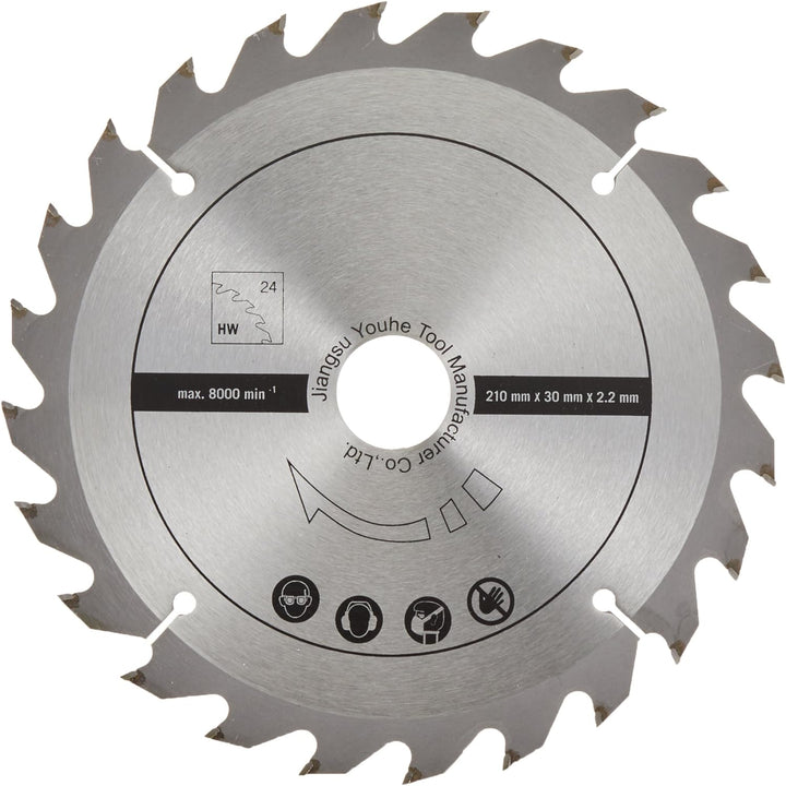 Scheppach Sägeblatt Set 3 teilig | für Tischkreissäge HS80 & Tauchsäge PL75 | ideal für MDF-Paletten