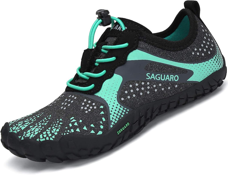 SAGUARO Unisex-Kinder Barfussschuhe Schnell Trocknend Wanderschuhe Leicht Laufschuhe Gr.24-36 28 EU