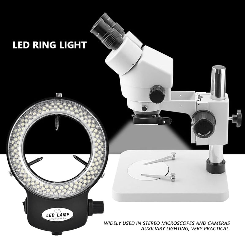 Mikroskop-LED-Licht, Mikroskop LED-Licht Intensives und Fokussiertes LED-Ringlicht Kunststoff Langle