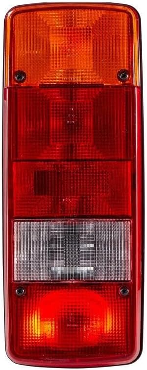 HELLA - Heckleuchte - Glühlampe - 12/24V - Einbau/geschraubt - Lichtscheibenfarbe: mehrfarbig - Stec