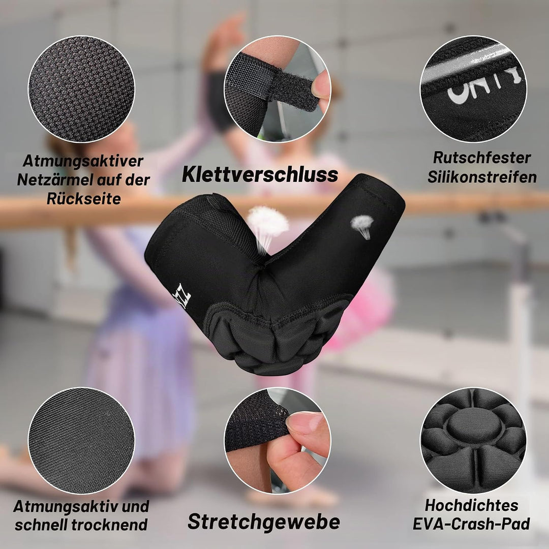 Ellenbogenbandagen Basketball Armstulpe 1Paar Kinder Ellenbogenschoner Torwart Schützende Shooter Sl