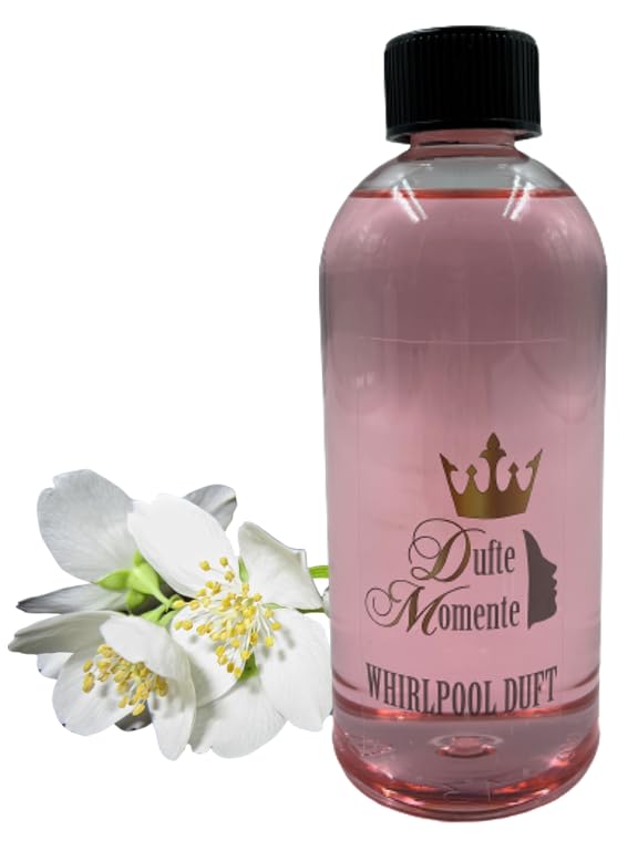 Dufte Momente | Whirlpool Duft 500ml | Jasmin | mit naturreinen und natürlichen ätherischen Ölen | k