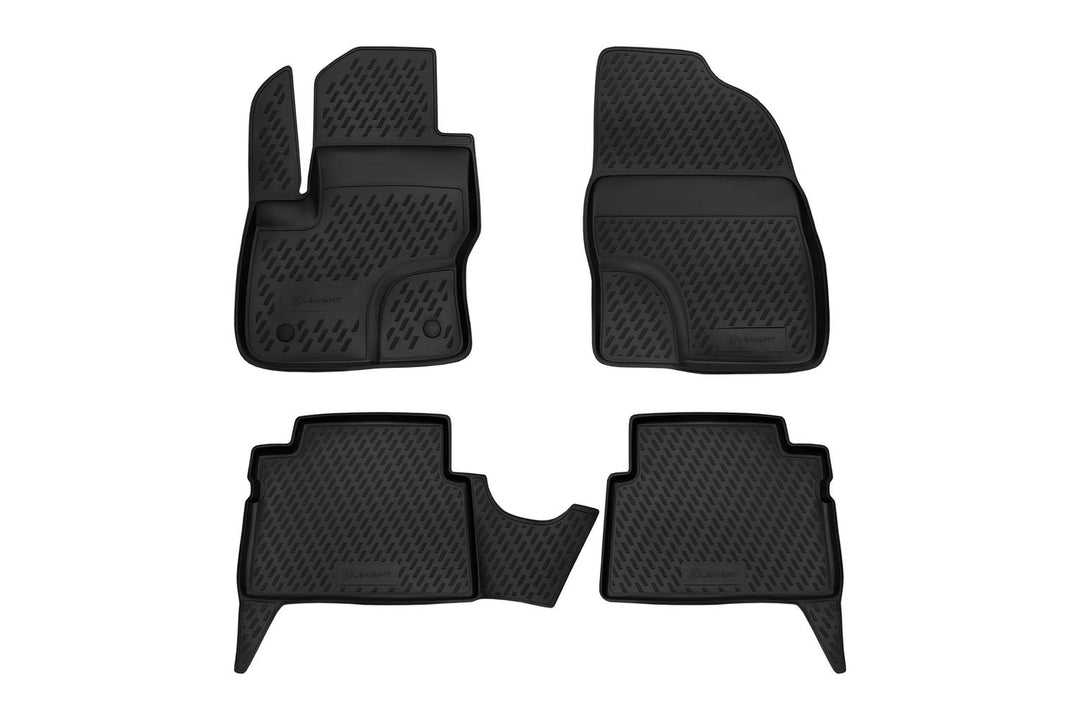 Element 3D Gummimatten Set passend für Ford Kuga | 2008-2013 | 100% passgenaue Auto Fussmatten robus