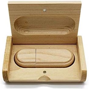 Anloter Wood Flash Drives 5 Pack Wooden USB Drive 32GB USB 2.0 Thumb Drive USB Flash Drive Wooden Me
