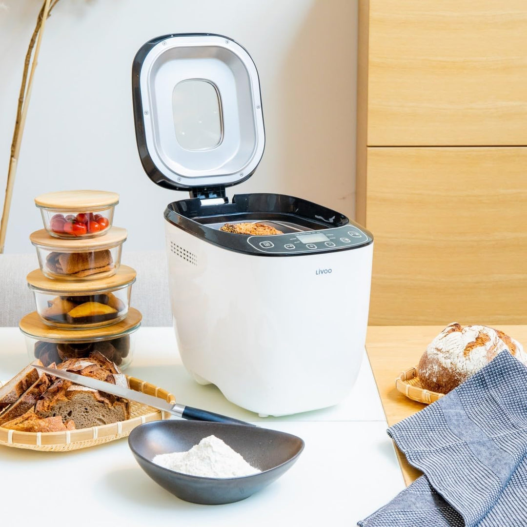 Livoo DOP218 Brotbackautomat | 12 Programme, 3 Grad Kochen der Kruste