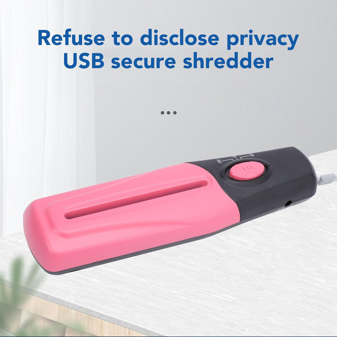 Tragbarer Aktenvernichter, Aktenvernichter, Kleiner Streifenschnitt-Aktenvernichter, USB-elektrische