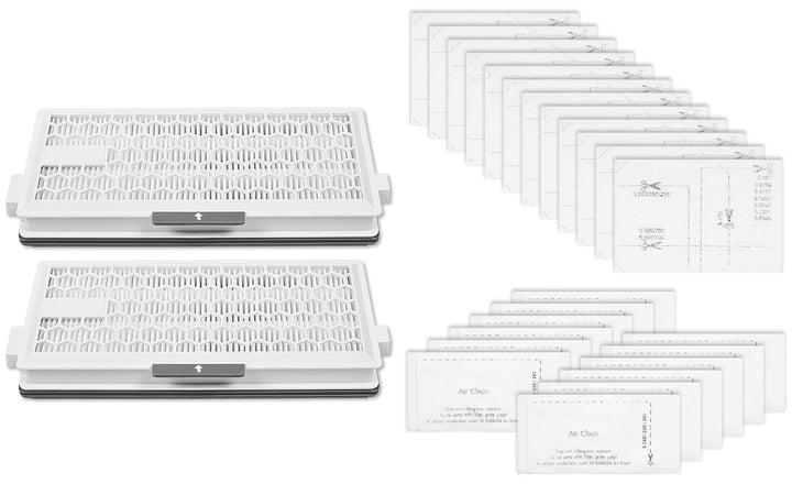 KEEPOW 2 HEPA Airclean 50 Filters + 24 Stück Staubsaugerfilter für Miele Complete C3 & C2, Compact C