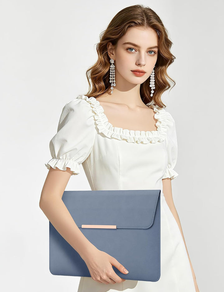 HYZUO 13 Zoll Laptop Hülle Tasche mit Ständer für MacBook Air 13 M5 A3449 M4 M3 M2 M1 2026-2018, Mac
