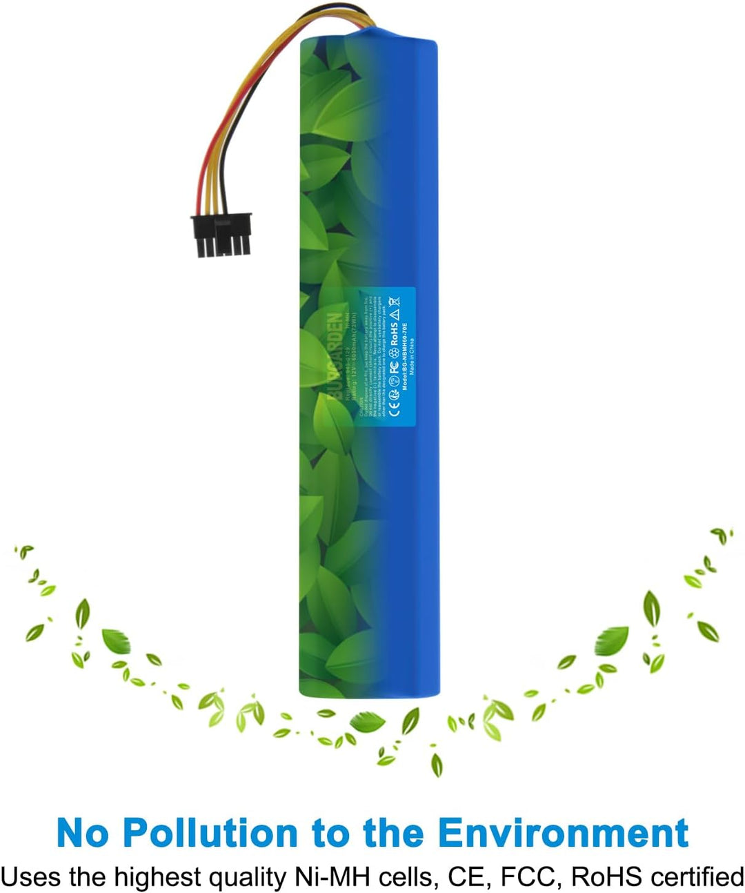 Werkzeugakkus 12V 6000mAh NI-MH Akku Kompatibel mit Neato Botvac 70, 70E, 75, 80, 85 Staubsauger, Er