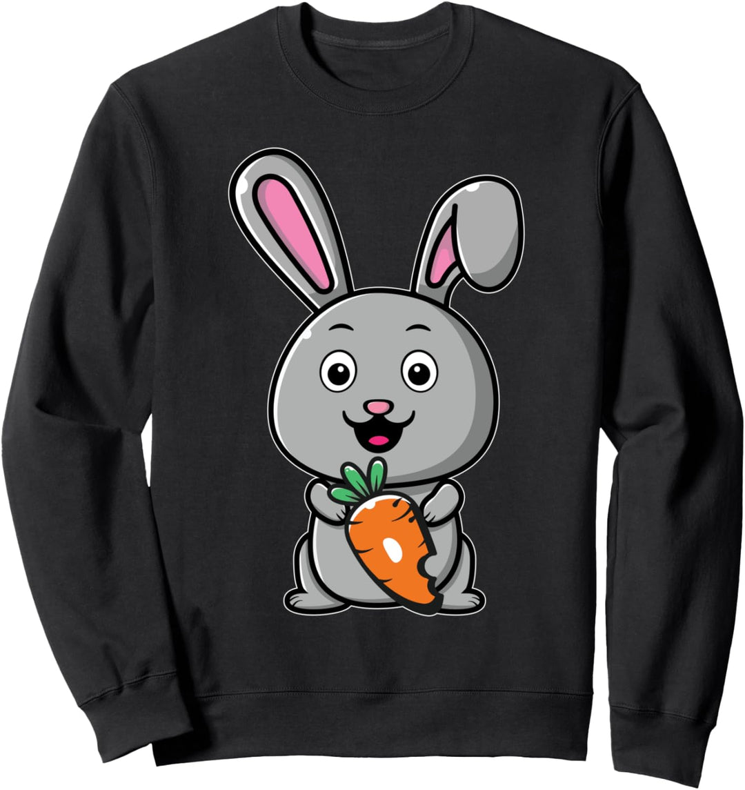 Lustig Oster Hase Kinder Osterhase Jungen Mädchen Ostern Sweatshirt