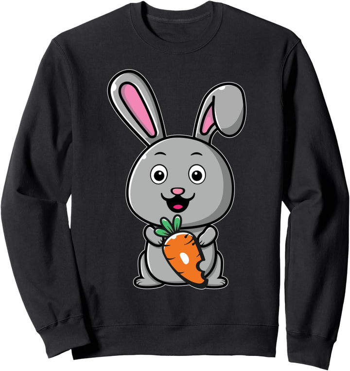 Lustig Oster Hase Kinder Osterhase Jungen Mädchen Ostern Sweatshirt