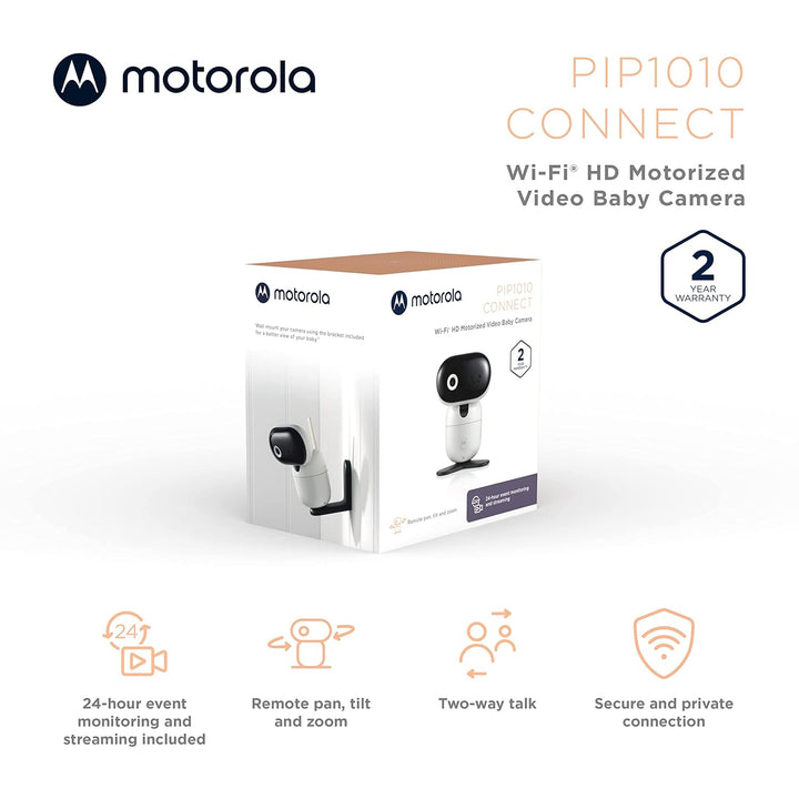 Motorola Nursery PIP1010 CON Baby Monitor-mit Kamera-Schwenken, Neigen, Zoomen und Nachtsicht-Wandha