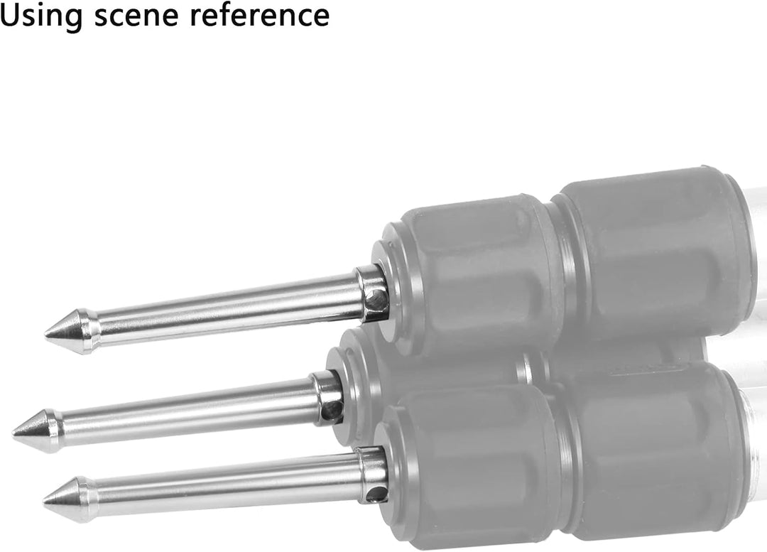 Selens Stativ Spike mit 1/4" Gewindeloch 3 Stück, Edelstahl Kamerastativ Spikes Füsse Lange Stativge