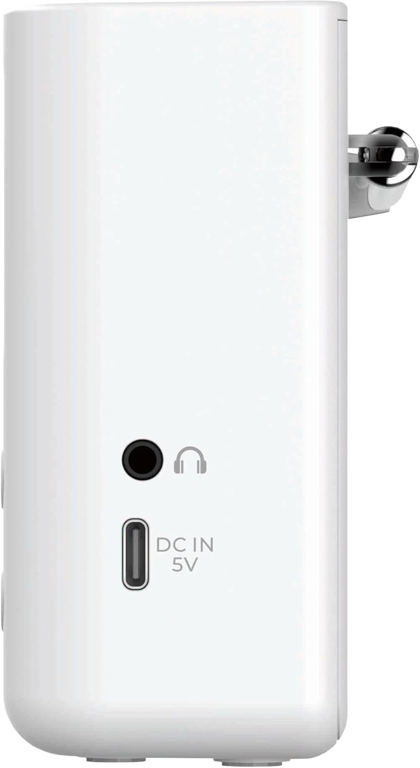 Kenwood CR-M33DAB-W - Tragbares DAB+ Radio mit Bluetooth, integriertem Li-Ion Akku & 6,1cm Farbdispl