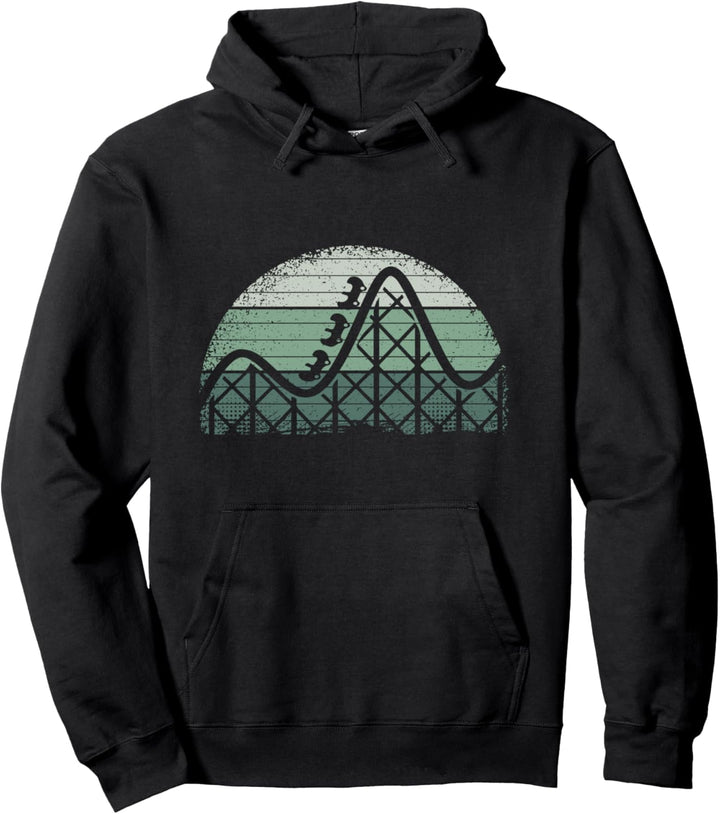 Freizeitpark Rollercoaster Vergnügungspark Achterbahn Pullover Hoodie