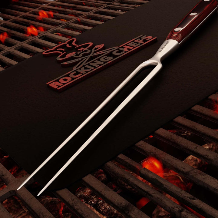 GIESSER seit 1776 - Made in Germany - Tranchiergabel 21 cm Rocking Chefs, PremiumCut Fork No 1, Flei