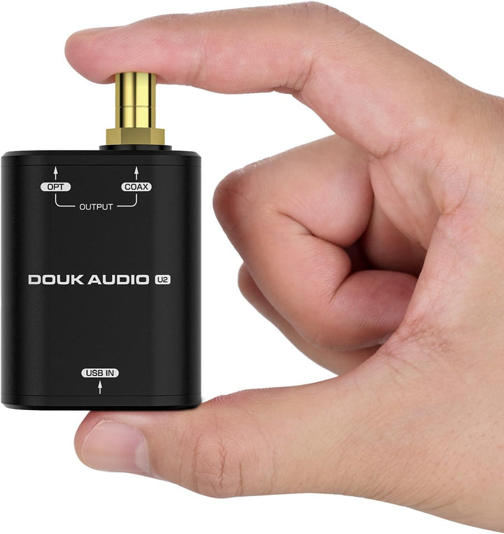 Douk Audio U2 USB Konverter XMOS XU208 Digitale Schnittstelle TOSLINK Koaxial DOP SPDIF Adapter DSD6