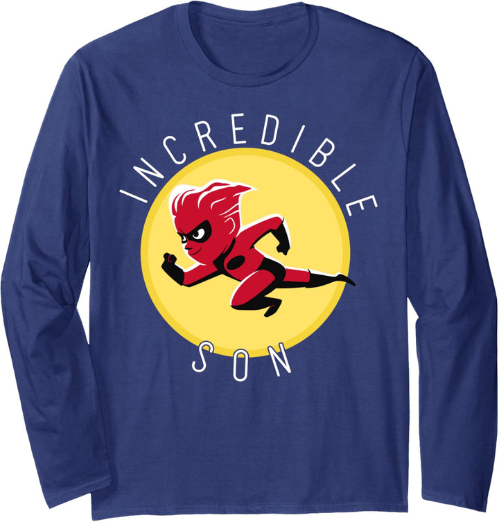 Disney Pixar Incredibles 2 Dash Incredible Son Langarmshirt