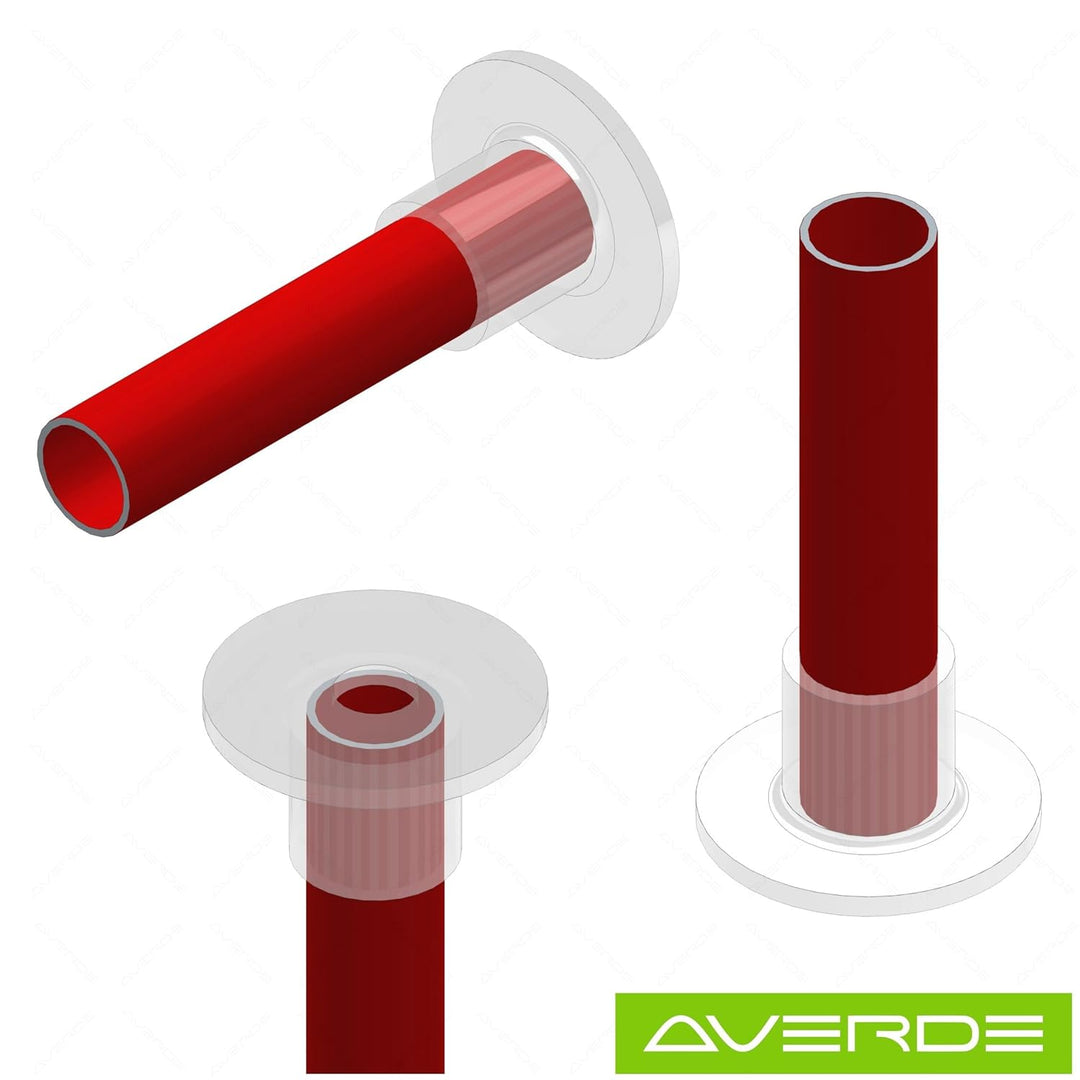 Rohrverbinder Fussplatte rund 2" (60,3 mm) AVERDE