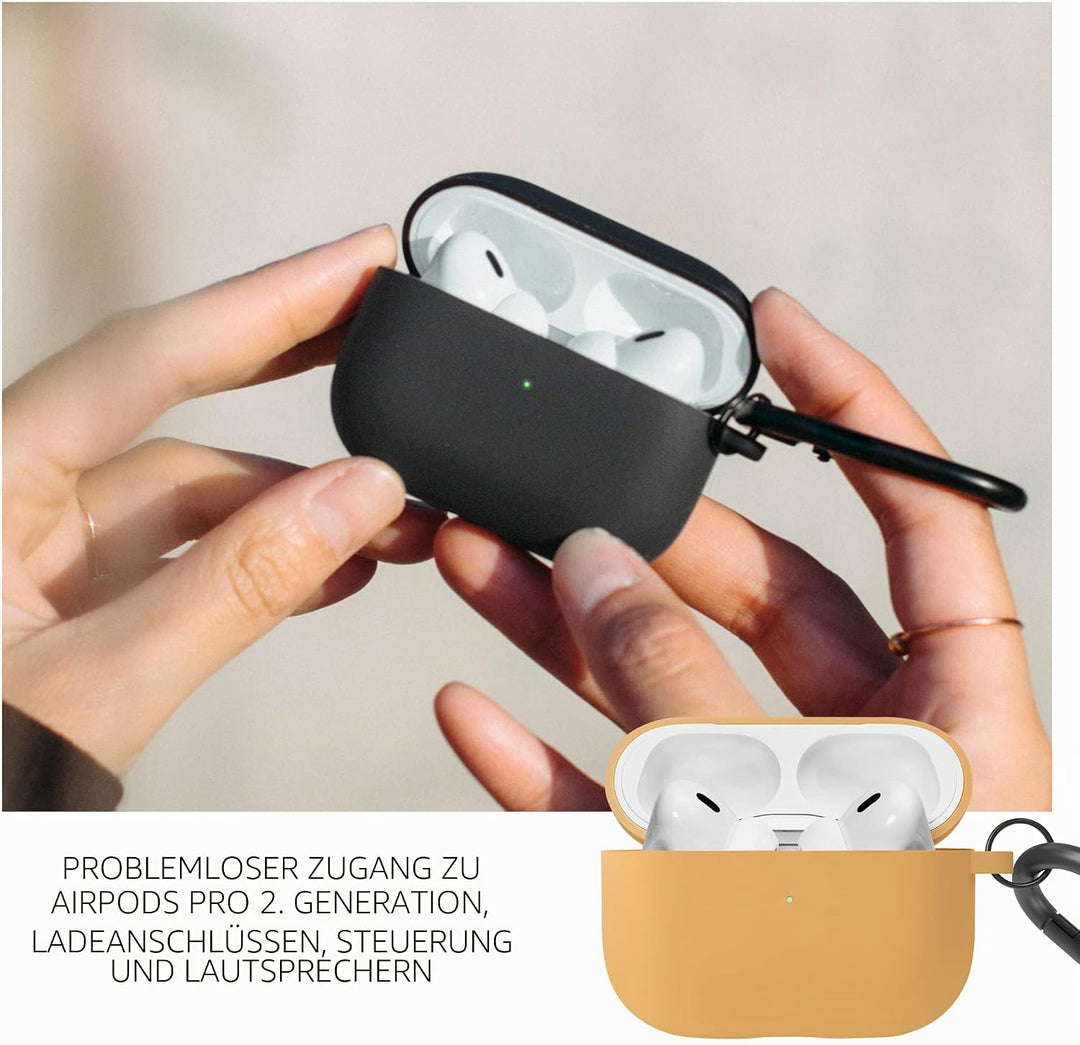 Native Union Roam Case für AirPods Pro 2 – Seidig-Matte Flüssigsilikonhülle – Kompatibel mit AirPods