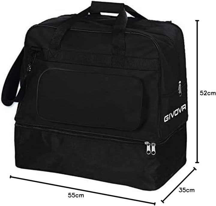Givova Womens Börse Revolution Big Tasche UNICA Schwarz, UNICA Schwarz