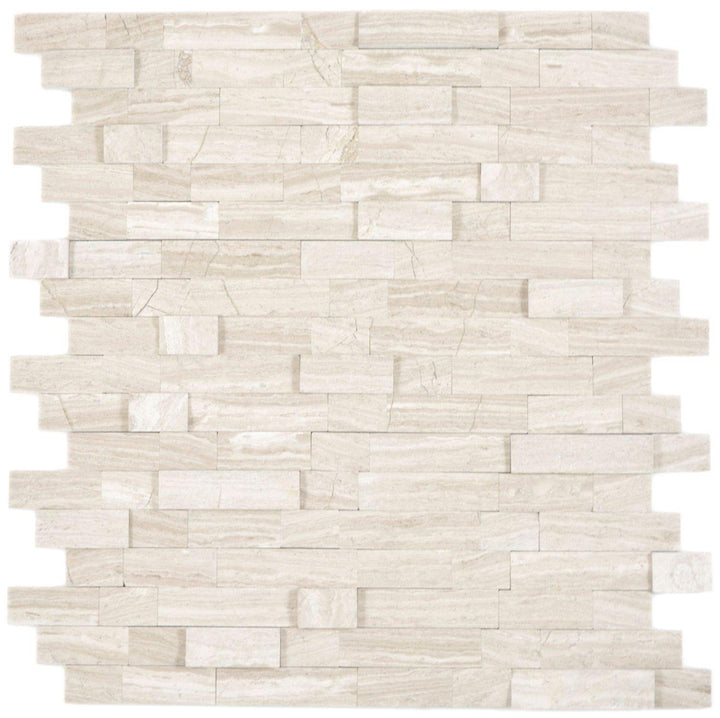Selbstklebnde Mosaikmatte Verbund Naturstein grey für WAND KÜCHE Wandverblender Fliesenspiegel Verkl