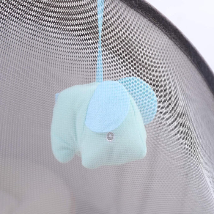 Elektrische Babywippe BabySchaukel Wiege für Kinder USB Bluetooth Musik mit Fernbedienung und Insekt