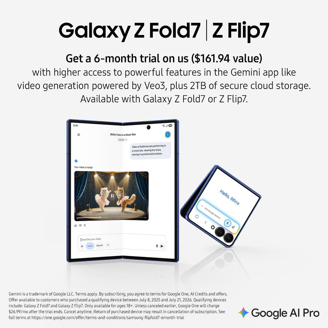 Samsung Galaxy Z Fold7 256GB Jet Black (CAD Version & Garantie) - AI Smartphone, Snapdragon 8 Elite,