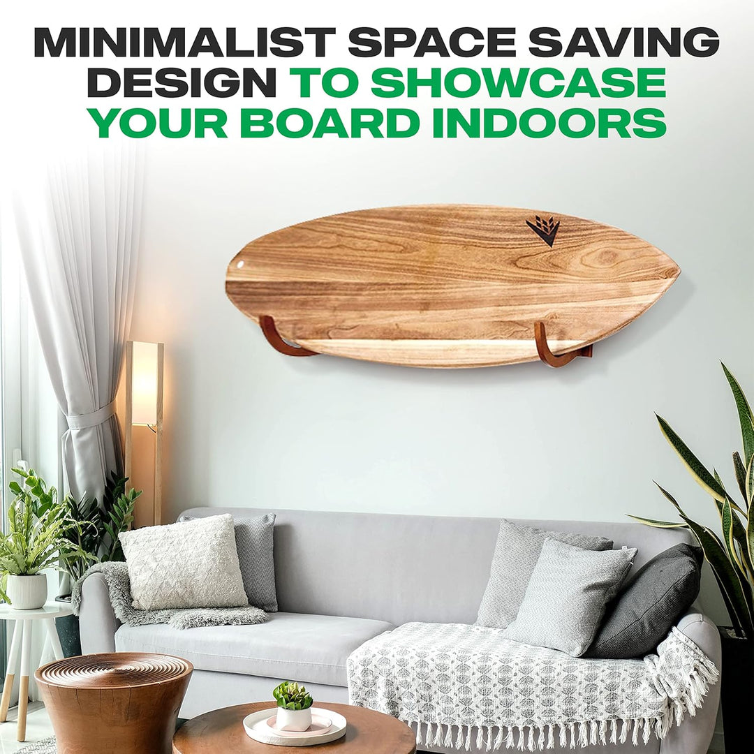 Cor Surf Surfbrett Wand für Longboards und Shortboards funktioniert Indoor und Outdoor-Display - Aus