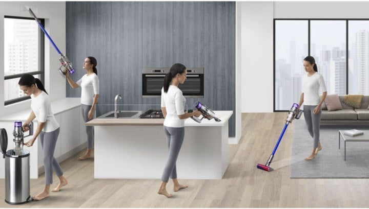 Dyson V11 Absolut Extra, Nickel/Blau
