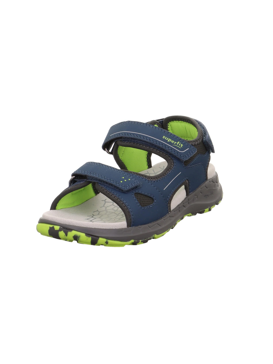 Superfit CRISS CROSS Sandale 1-000583 Jungen 28 EU Blau Grün 8040, 28 EU Blau Grün 8040