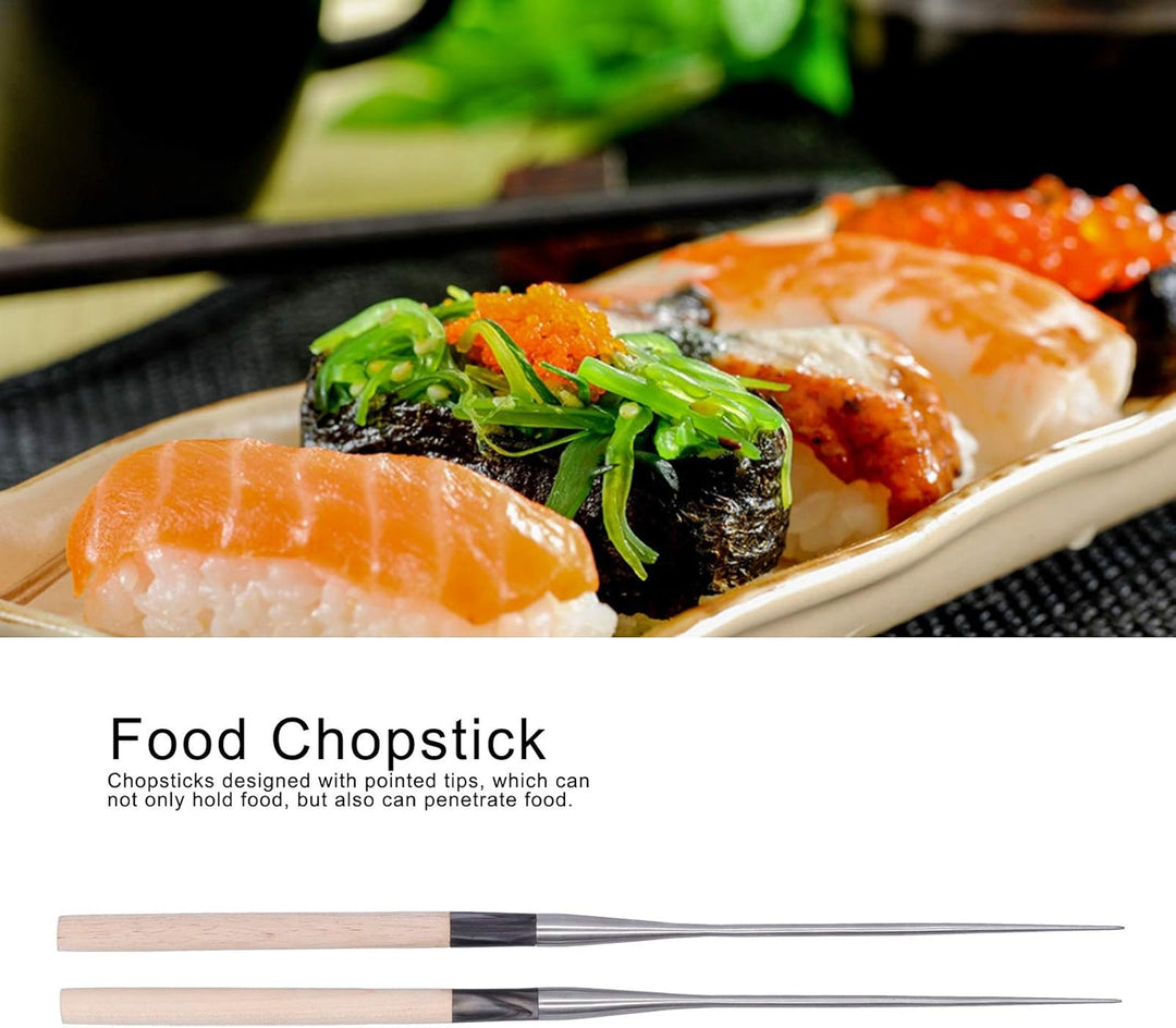 Essstäbchen, Edelstahl Essstäbchen japanisch, Sushi Stäbchen waschbar, Sushi Geschirr, Wiederverwend