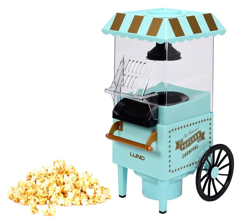 Retro Popcornmaschine Popcornmaker Popcorngerät Nostalgie Popcorn Maschine Heissluft