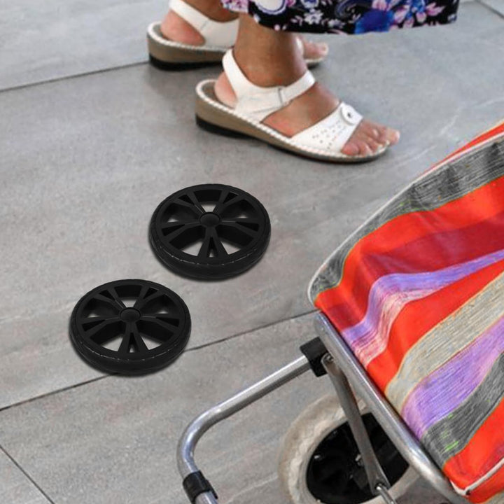 MAGICLULU Einkaufswagenräder 20 Cm Ersatzräder Für Marktwagen Und Gepäckwagen Robuste Treppensteiger