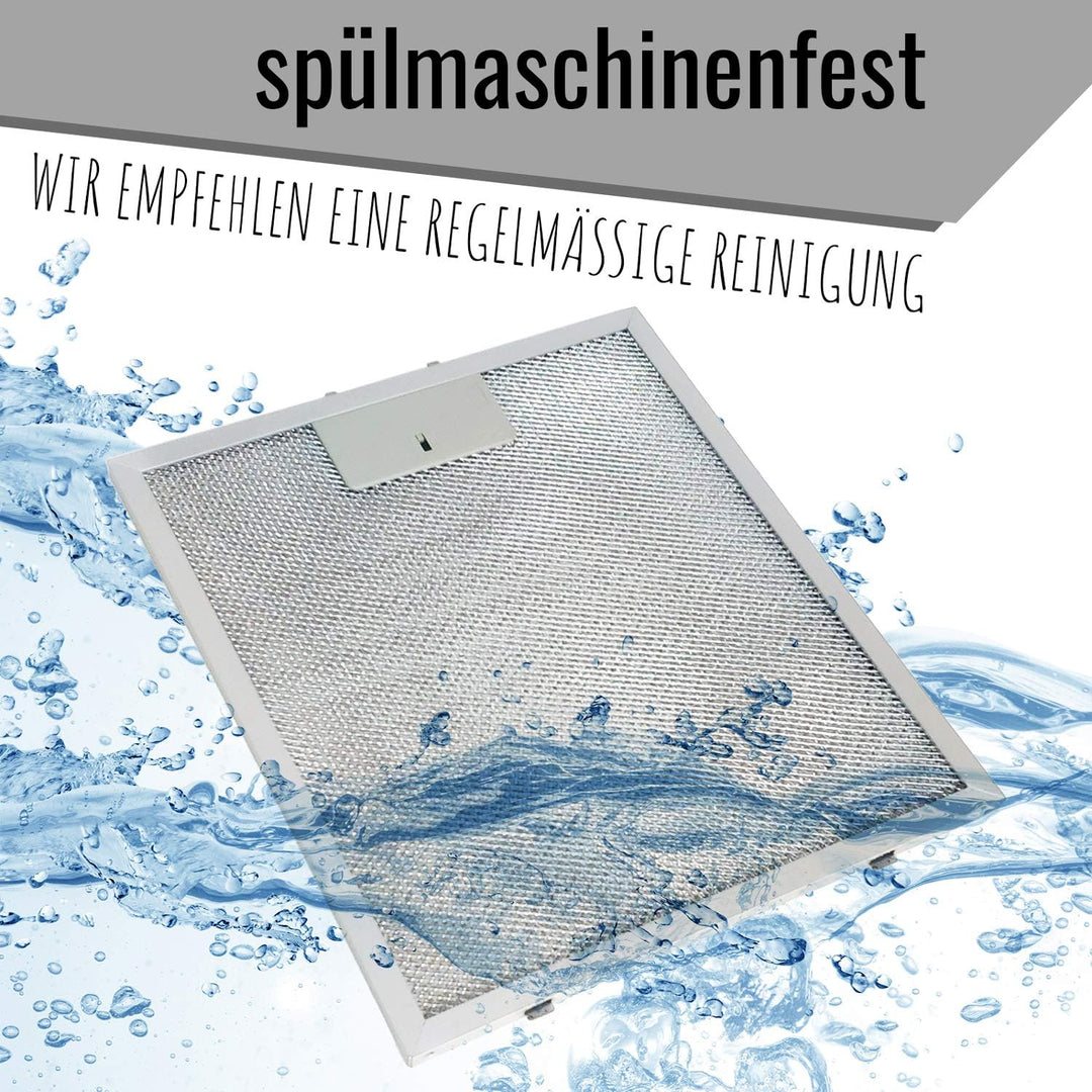 Metallfettfilter für Dunstabzugshauben, 320x260mm, Fettfilter mit Metallgitter für Küchenabzugshaube
