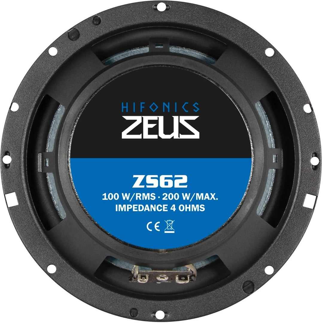 Hifonics ZS-62 2-Wege Koaxial-Einbaulautsprecher 200W Inhalt: 1St.