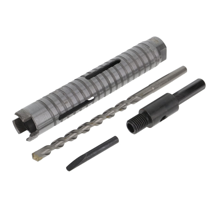 PRODIAMANT Diamant Bohrkrone ø 32mm Nutzlänge 150mm mit 6-Kant Adapter lasergeschweisst für trocken