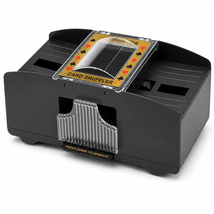 Automatischer Kartenmischer für 1-2 Kartendecks, Kompatibel mit UNO, Poker, Skyjo, Skip BO, Elektris