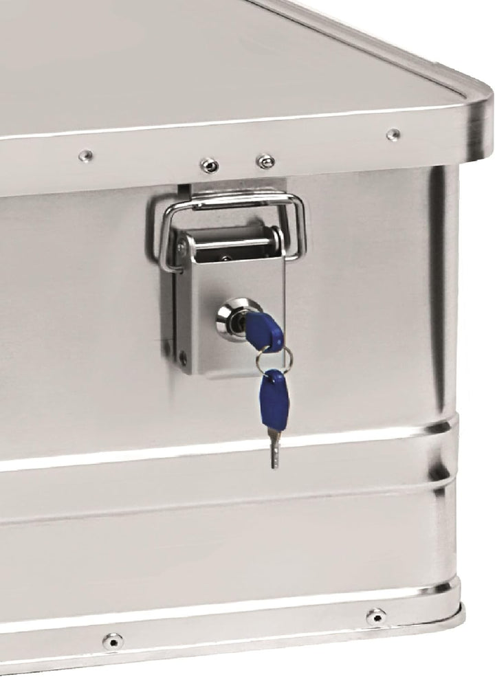ALUTEC MÜNCHEN Aluminiumbox BASIC 40 LOCK (mit Zylinderschloss, 2 Schlüssel, Inhalt 40 l, Aussenmass
