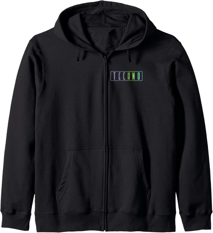 Technomusik Soundbass Kapuzenjacke