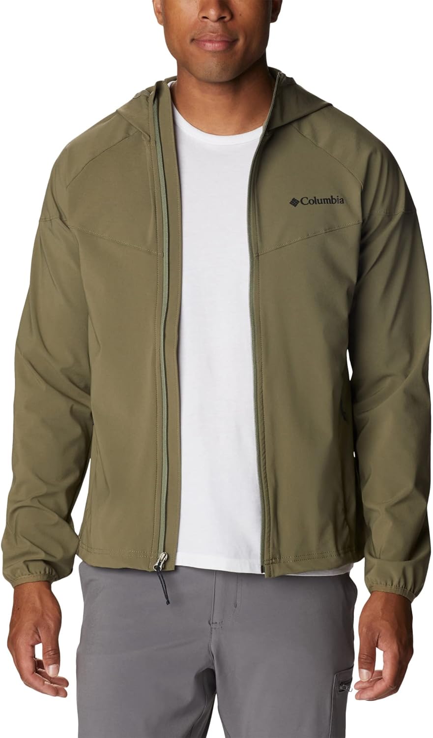 Columbia Herren Softshell-Jacke, Heather Canyon Stone Green XL, Stone Green XL