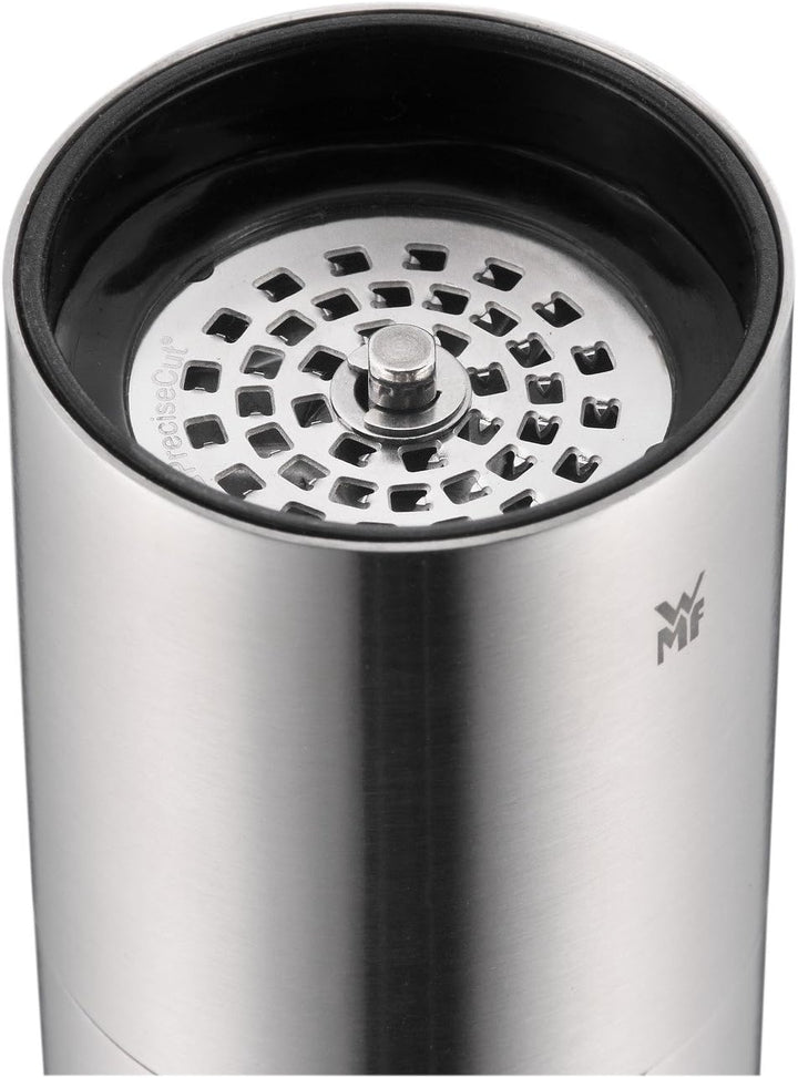 WMF Top Tools Muskatmühle 16,5 cm, mit Aufbewahrungsfach &amp; Gourmet Gewürzschneider 10,5 cm, Chillisc