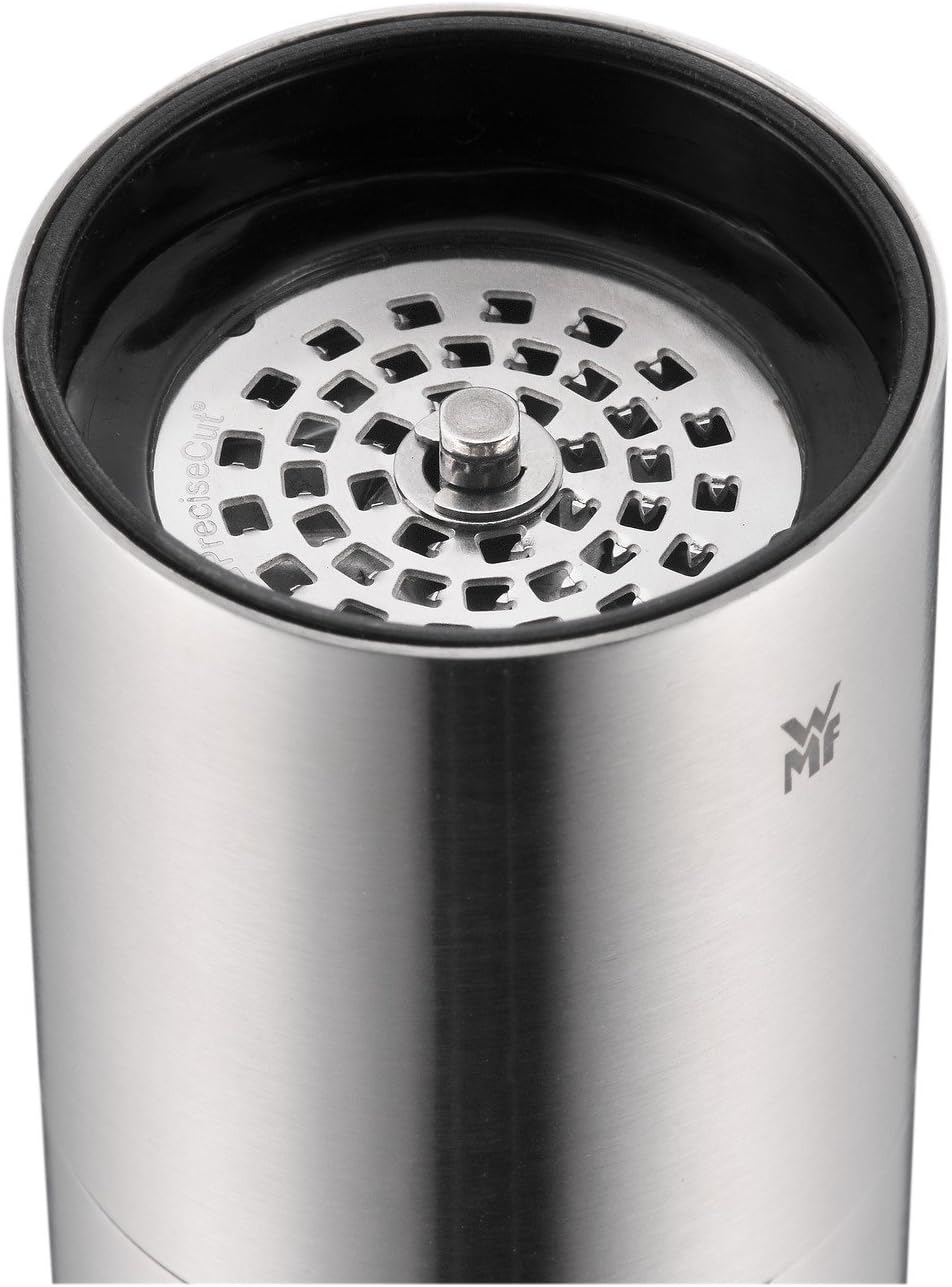 WMF De Luxe Salz und Pfeffermühle 14 cm, unbefüllt &amp; Gourmet Gewürzschneider 10,5 cm, Chillischneide