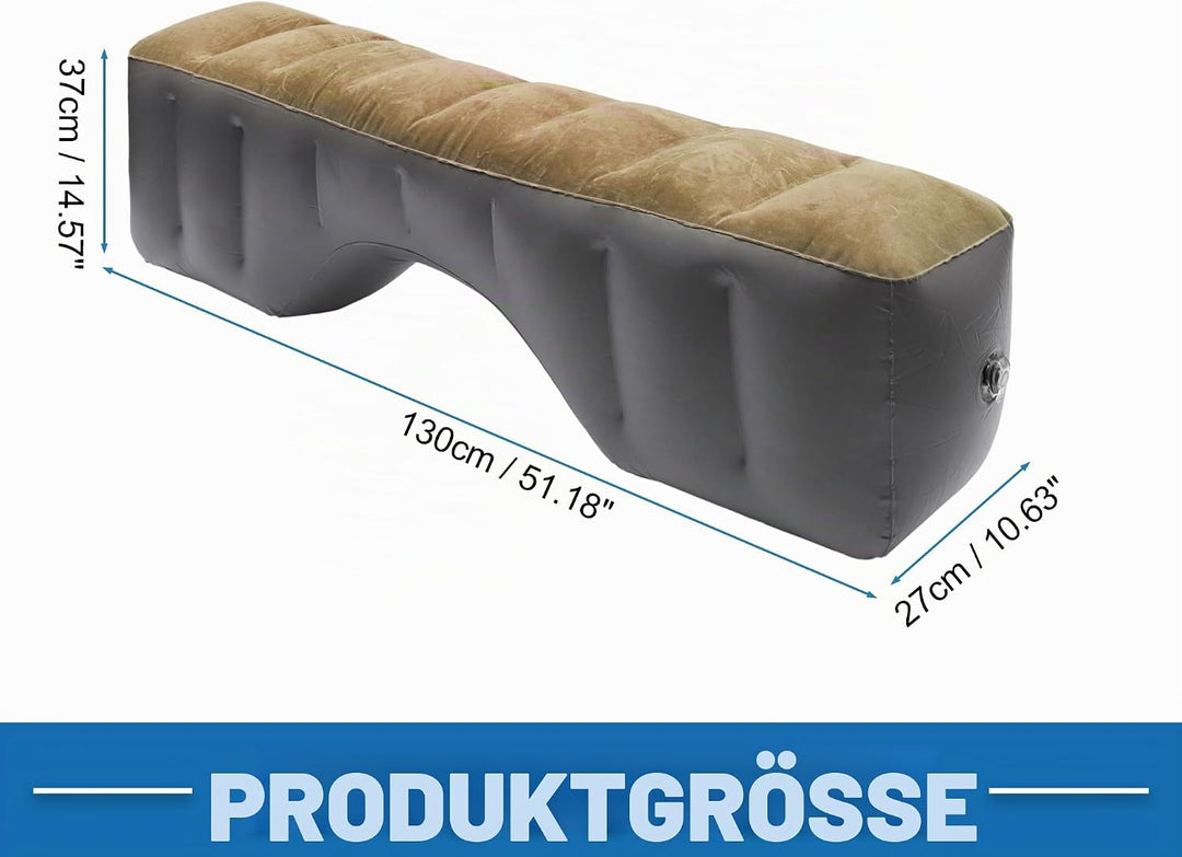Auto-Matratze Schlafmatte Luftbett zum Nickerchen Reisen Braun Grau