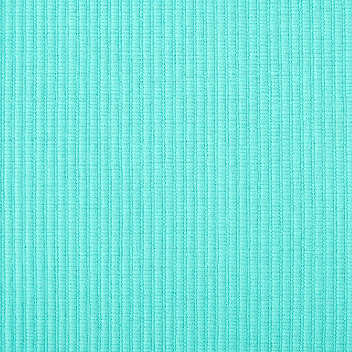 DII Basic Everyday Gerippte Tischplatte, 100% Baumwolle, Tischset, 33 x 48 cm, Aqua, 6-teilig, Aqua