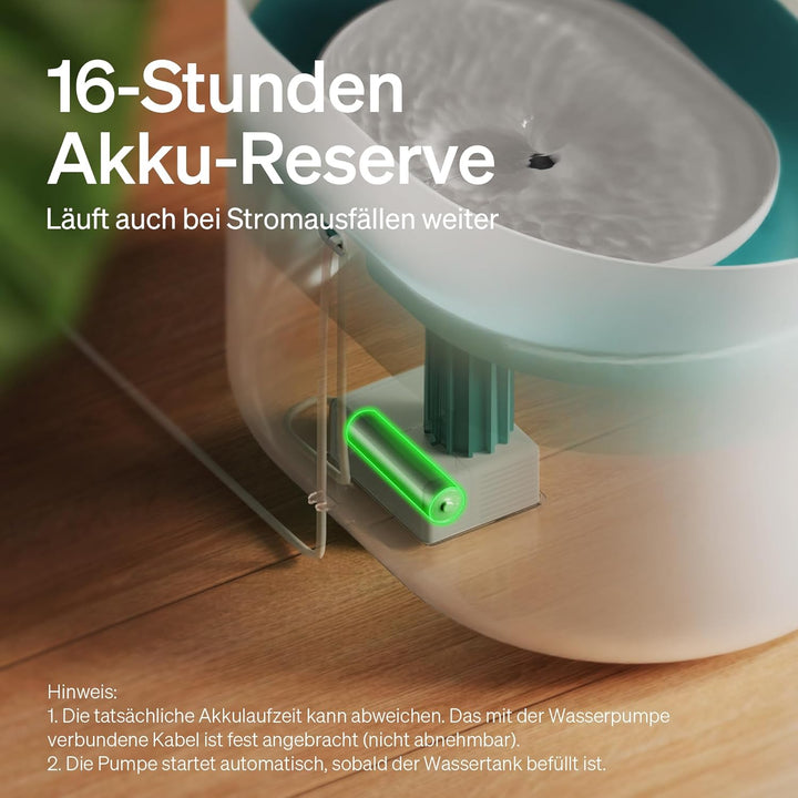 PETLIBRO Trinkbrunnen für Hunde und Katze, 8L Wasserbrunnen, Anti-Spill Guard,Hundewasserspender 26d