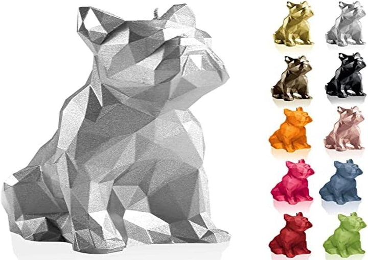Candellana Handmade Bulldog Low-Poly Kerze Geschenk- Lustig - Dekorative Kerze - Home Décor - Gesche