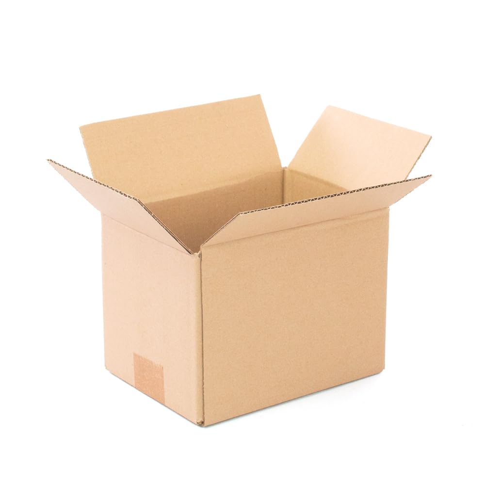 Only Boxes, Packung mit 25 Versandkartons zur Aufbewahrung von Versandkartons, einfacher Kanal, vers