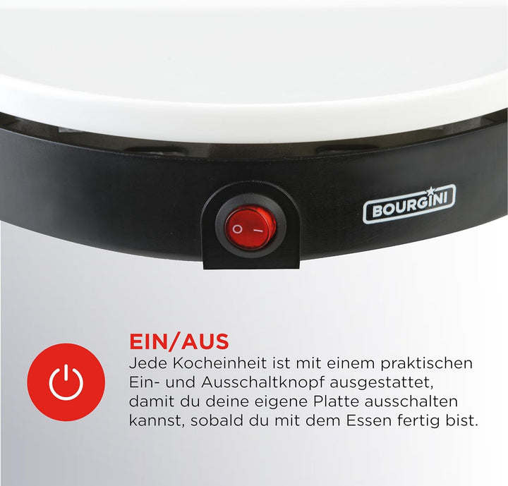 Chef's Dinnerparty - Raclette Grill weiss - Elektrogrill - Innengrills & raclettes - Gourmet-Set für